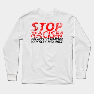 justice for George Floyd Long Sleeve T-Shirt